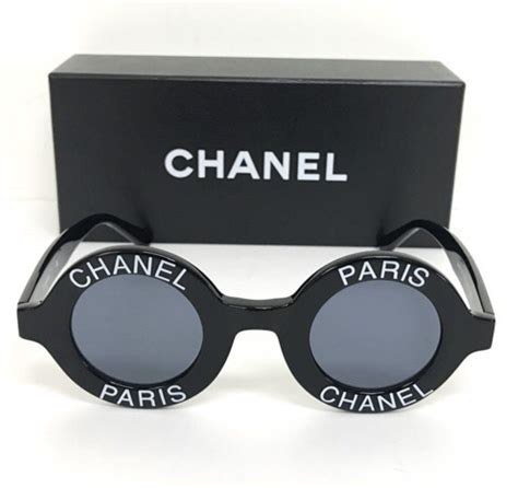 vintage chanel paris logo sunglasses|Chanel sunglasses customer service.